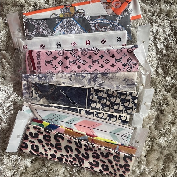 None Accessories - Multicolor Logo Scarf price per item